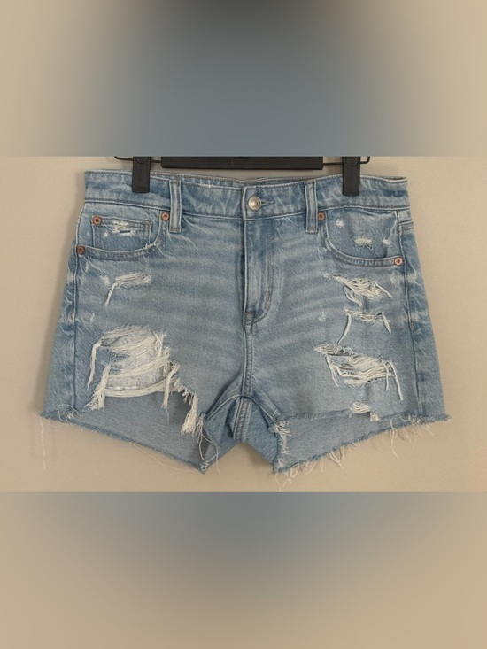 American Eagle Outfitters Pants - American Eagle Women’s Perfect Shortie Distressed Denim Shorts - Size 0
